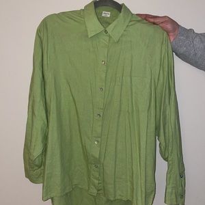 Aritzia linen button up